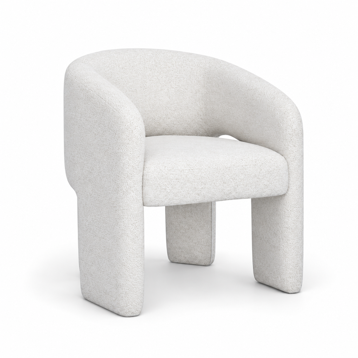 Avelo Upholstered Dining Chair – Soft Ivory
