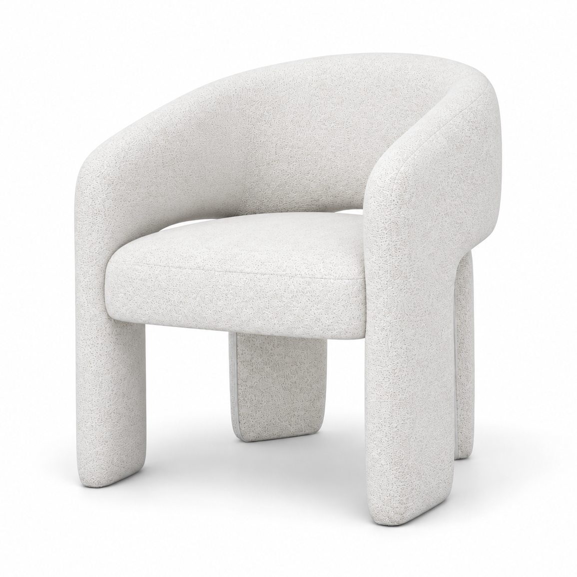 Avelo Upholstered Dining Chair – Soft Ivory