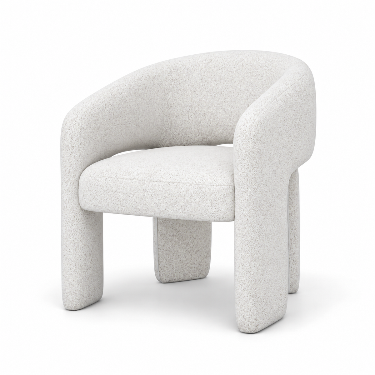 Avelo Upholstered Dining Chair – Soft Ivory