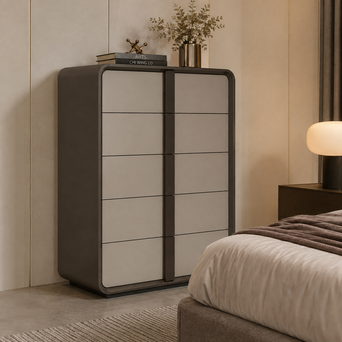 Avira Modern Chest – Grey