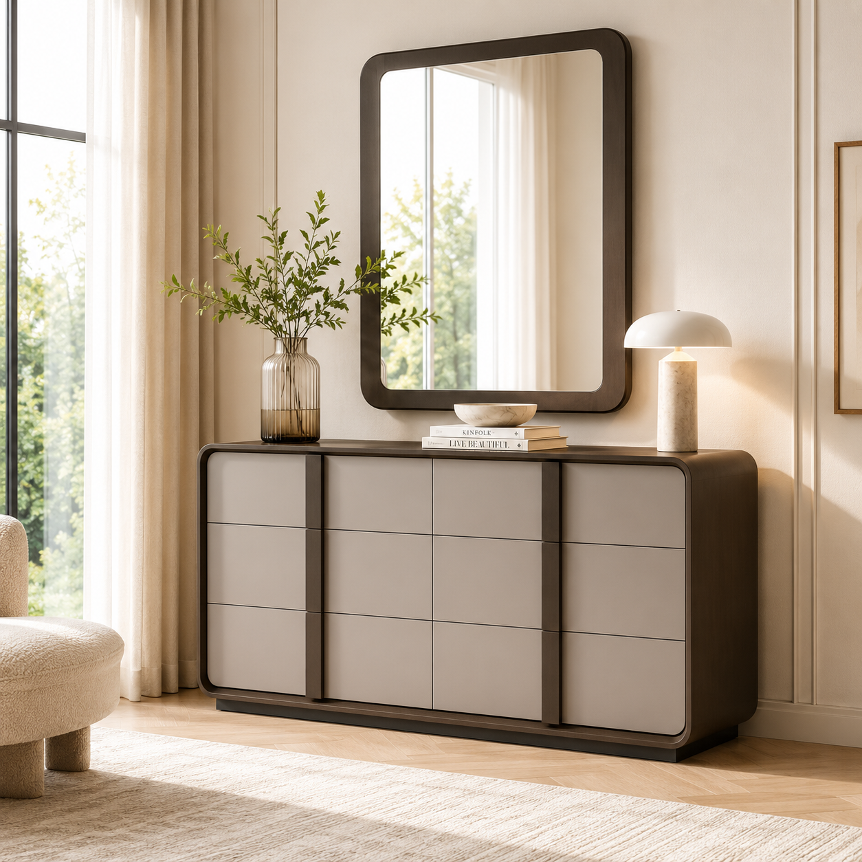 Avira Modern Dresser – Grey