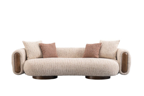 Aylin 3-Seater Curved Sofa