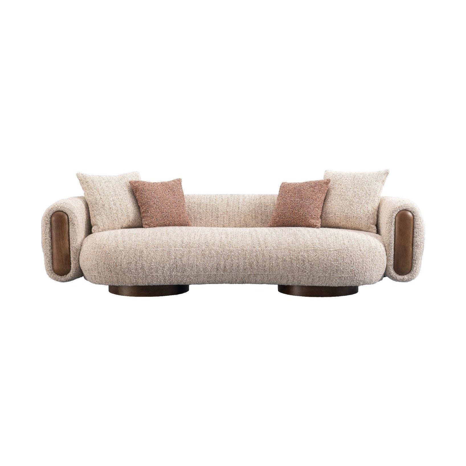 Aylin 3-Seater Curved Sofa