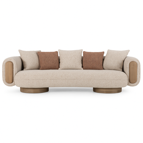 Aylin 3-Seater Curved Sofa