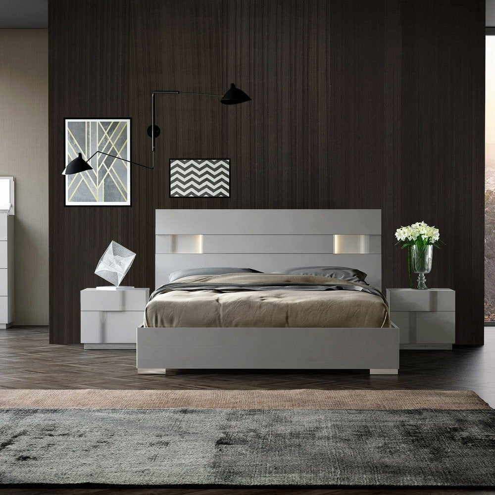 Yulie Nightstand - Glossy White (5350113935513)