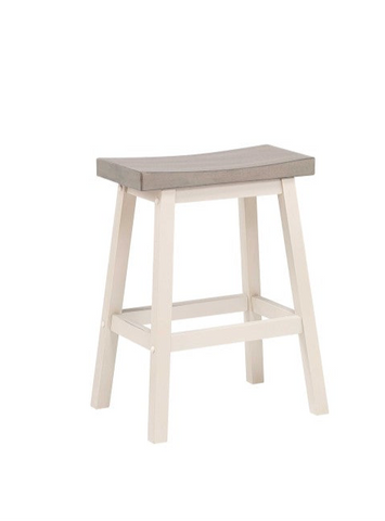 Stilla Solid Wood Saddle Counter Stool