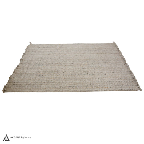 BAISLEY HAND WOVEN RUG IVORY