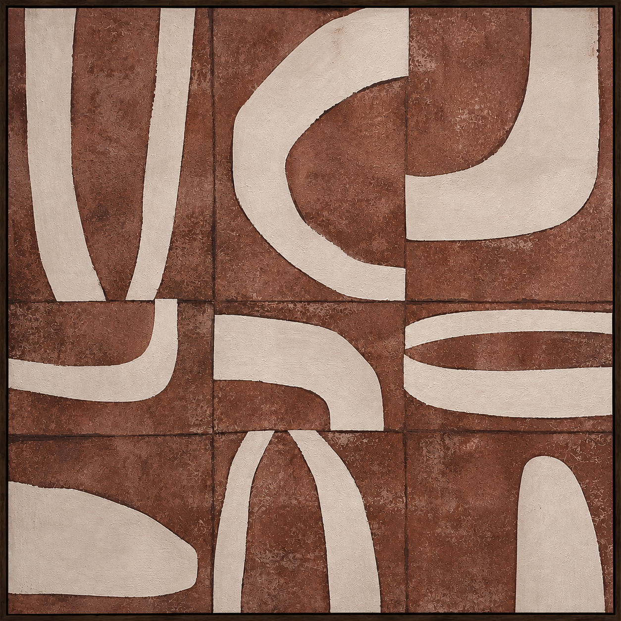 Babylon Deconstructed Framed Canvas Wall Art