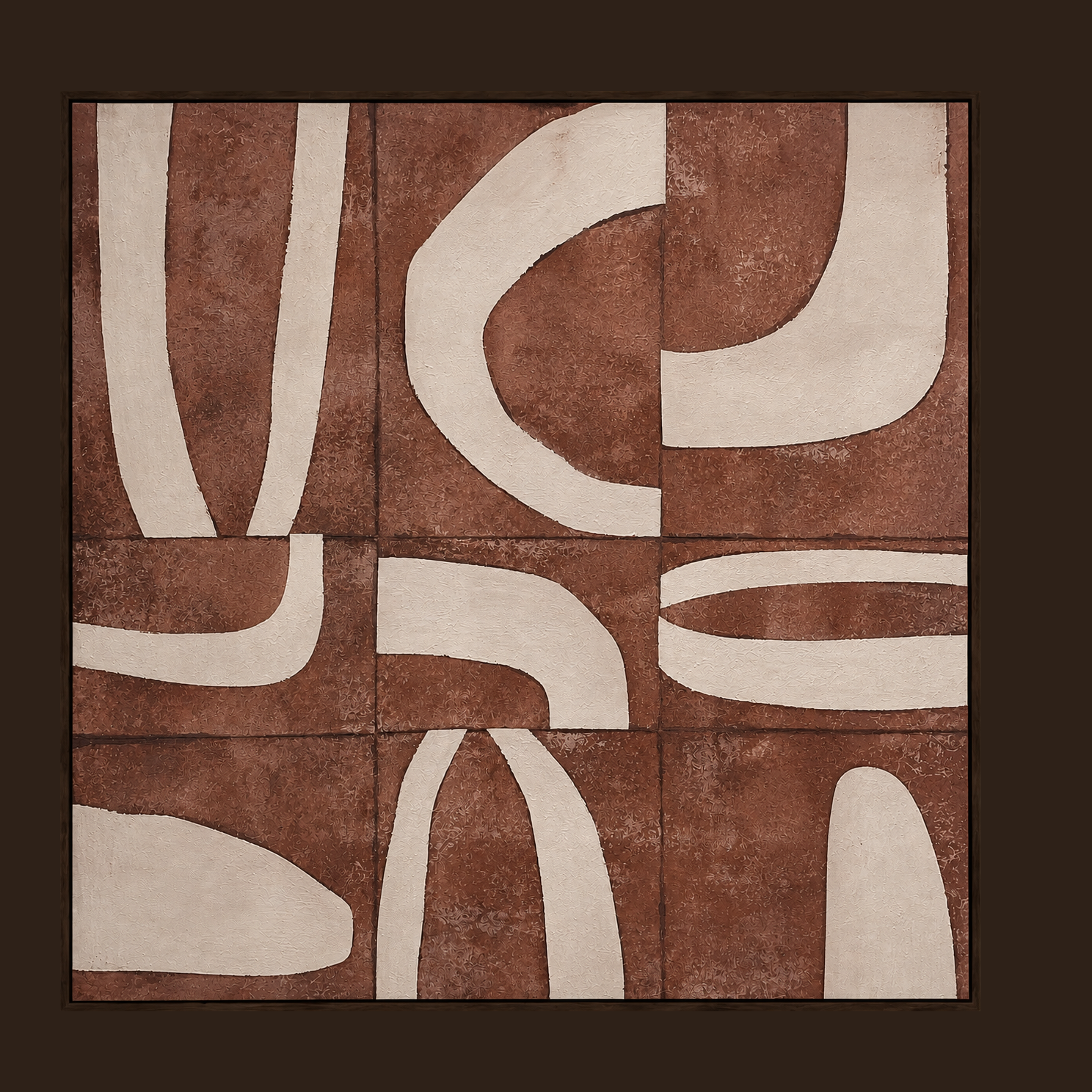 Babylon Deconstructed Framed Canvas Wall Art