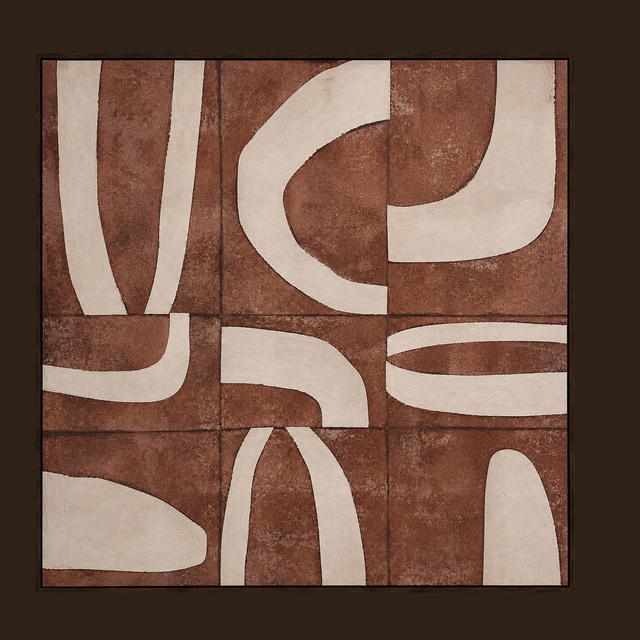 Babylon Deconstructed Framed Canvas Wall Art