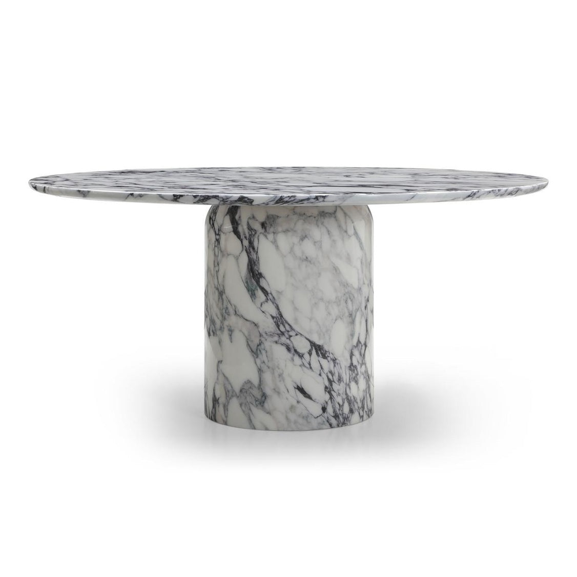 Barclay Glossy Marble Foil Top Dining Table