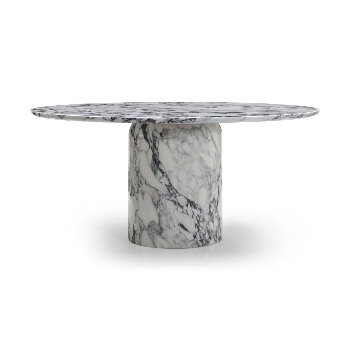 Barclay Glossy Marble Foil Top Dining Table