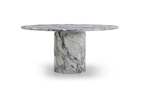 Barclay Glossy Marble Foil Top Dining Table