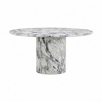 Barclay Glossy Marble Foil Top Dining Table