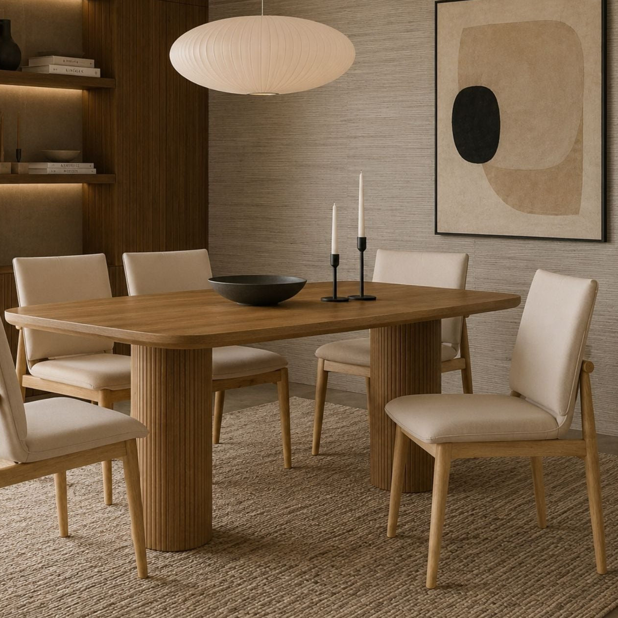 Barnes Genuine Leather Dining Chair