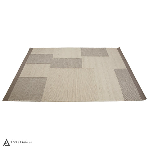 BATNA HAND WOVEN RUG IVORY/TAUPE