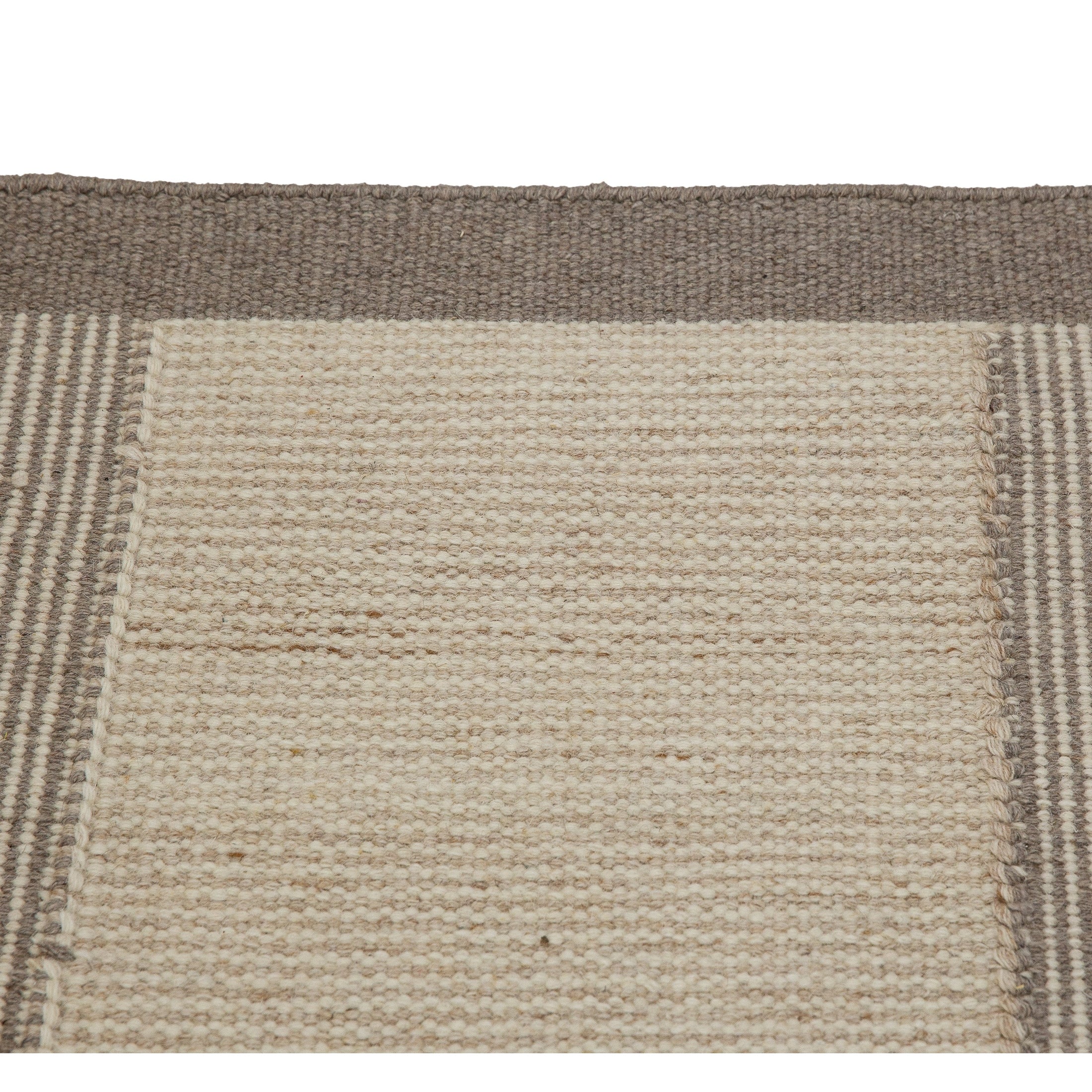 BATNA HAND WOVEN RUG IVORY/TAUPE