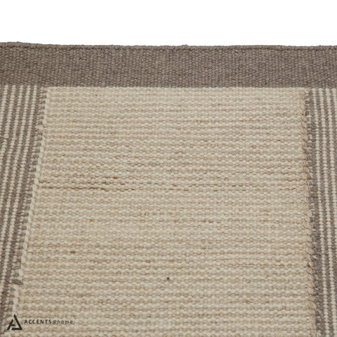 BATNA HAND WOVEN RUG IVORY/TAUPE