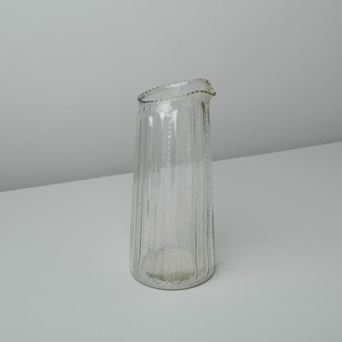 Ruffle Glass Lines Carafe