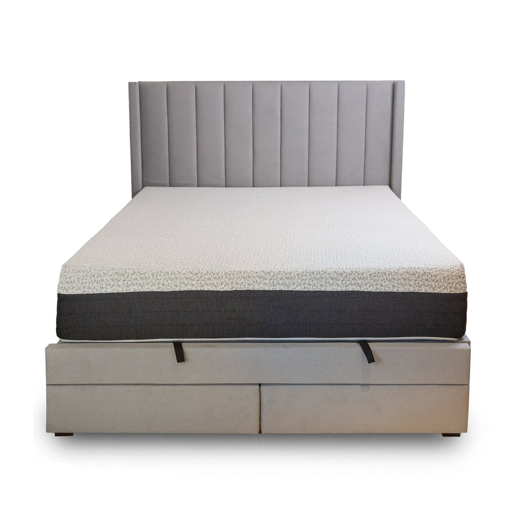 Candice Queen Storage Bed With Drawers - Mist