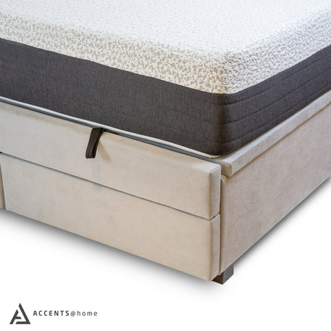 Candice Queen Storage Bed With Drawers - Mist