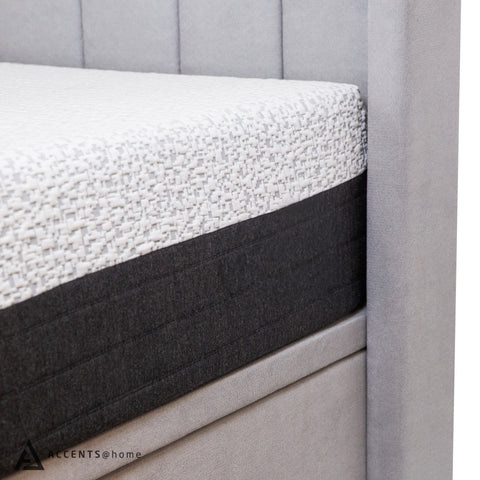 Candice Queen Storage Bed With Drawers - Mist