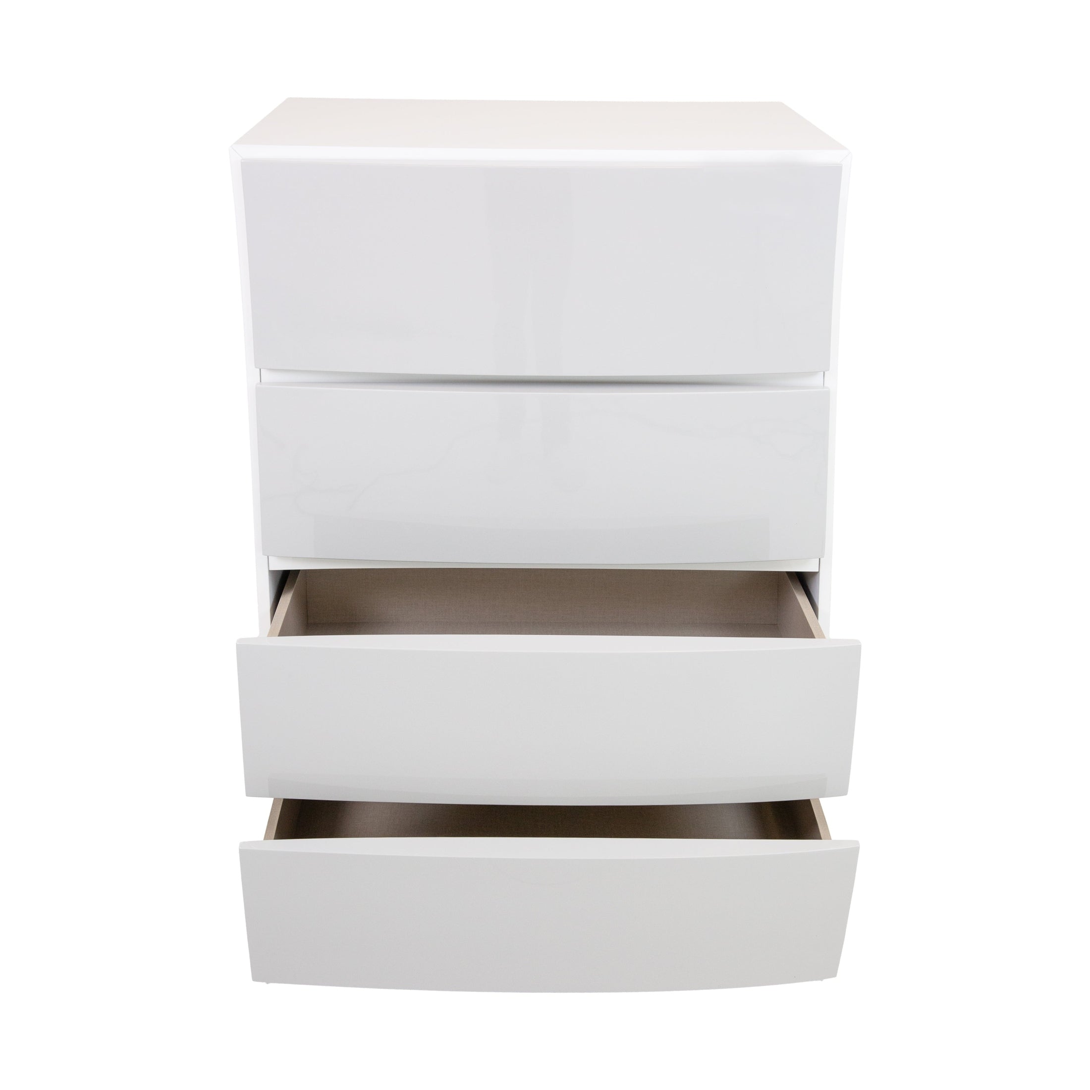 Haven Two Tone Glossy Bedroom  Chest