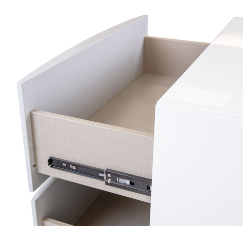 Haven Two Tone Glossy Bedroom Chest