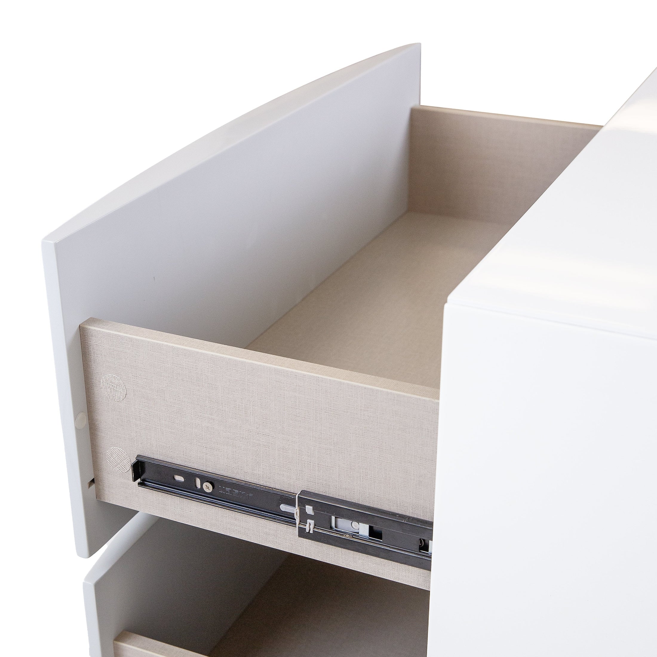 Haven Two Tone Glossy Bedroom  Chest