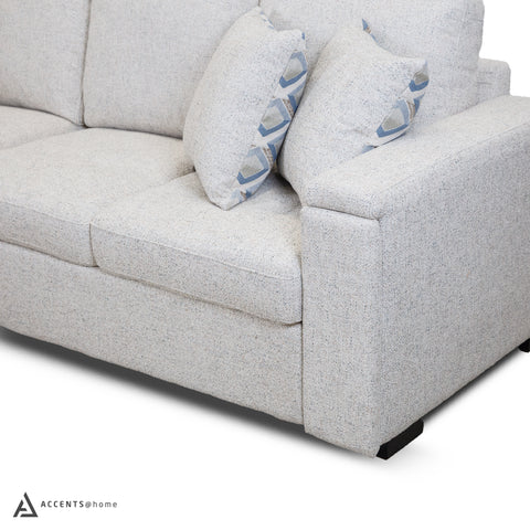 Bjorn Right Pull Out Sleeper Sectional - Quartz - Large