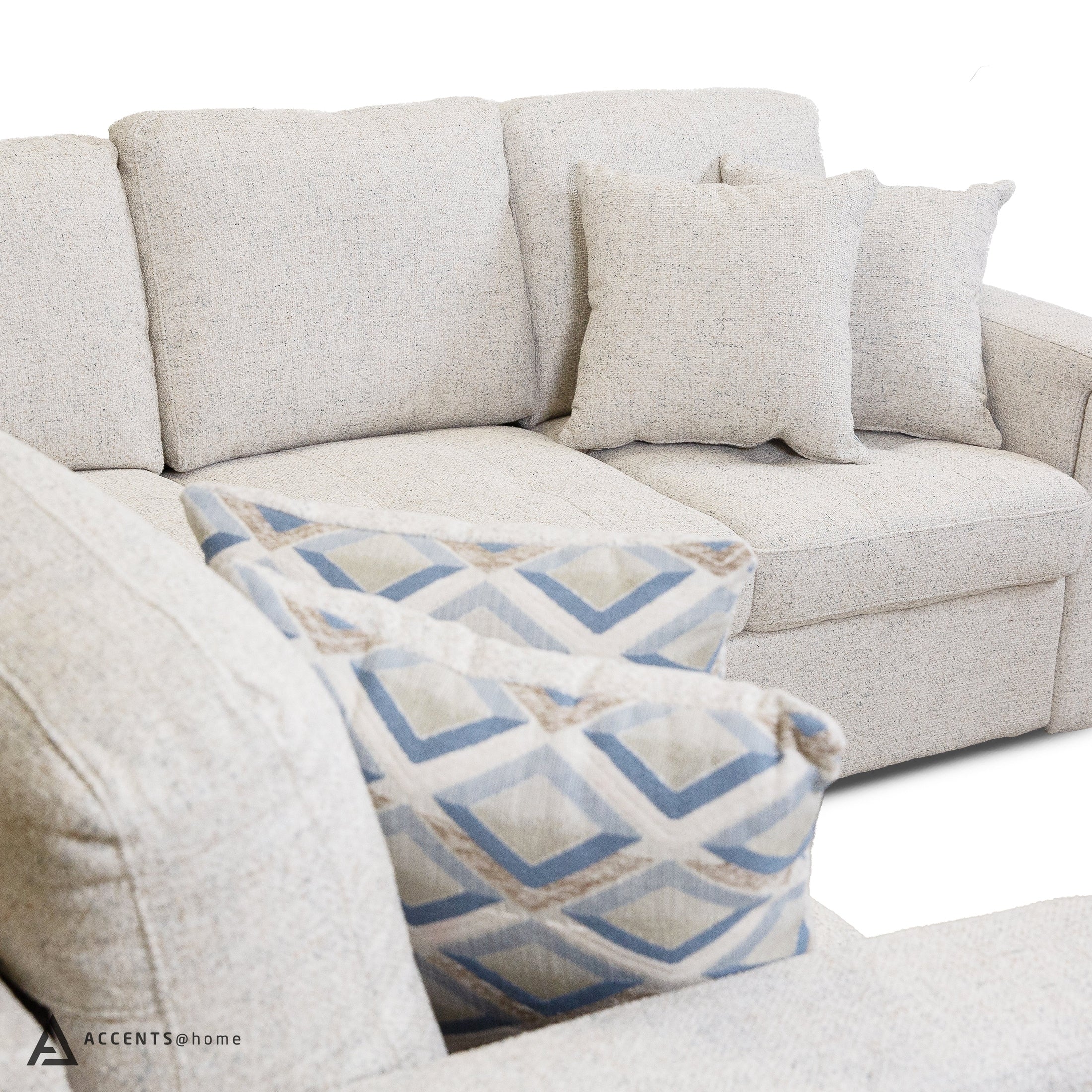 Bjorn Right Pull Out Sleeper Sectional - Quartz - Large