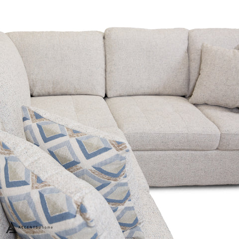 Bjorn Right Pull Out Sleeper Sectional - Quartz - Large