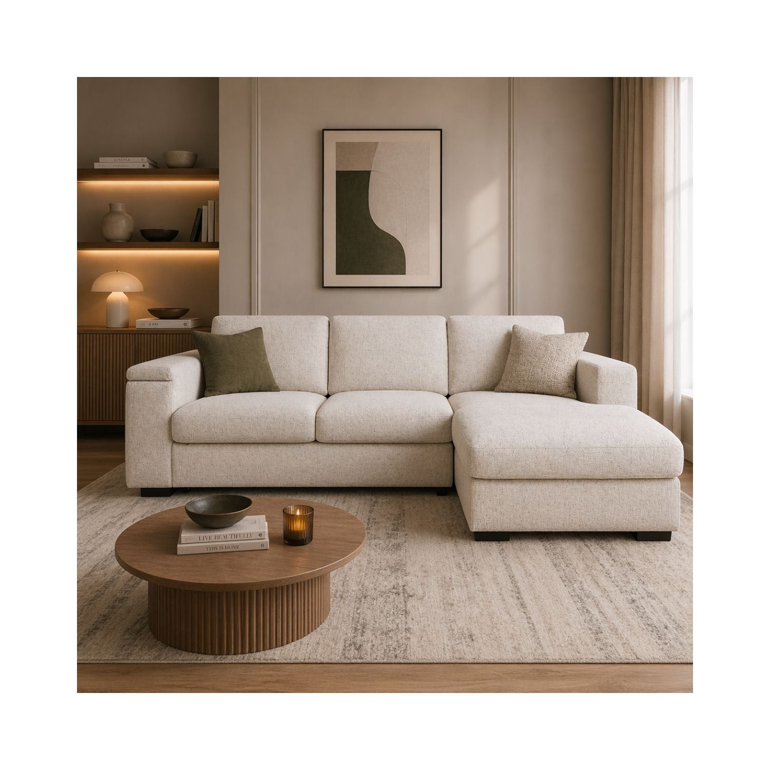 Bjorn Pull Out Sleeper Sectional