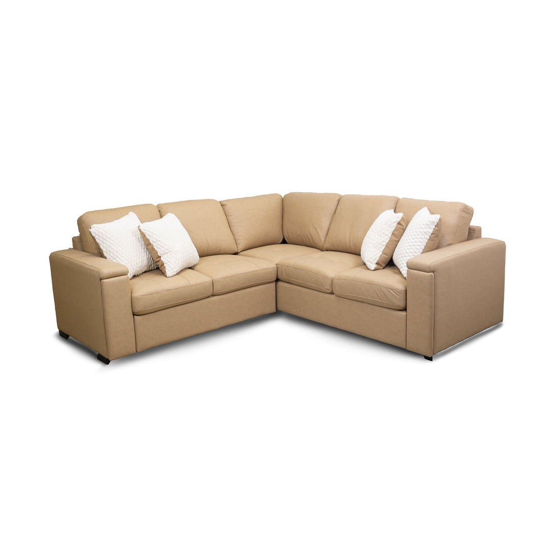 Bjorn Left Pull Out Sleeper Sectional - Soybean - Large