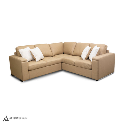 Bjorn Left Pull Out Sleeper Sectional - Soybean - Large