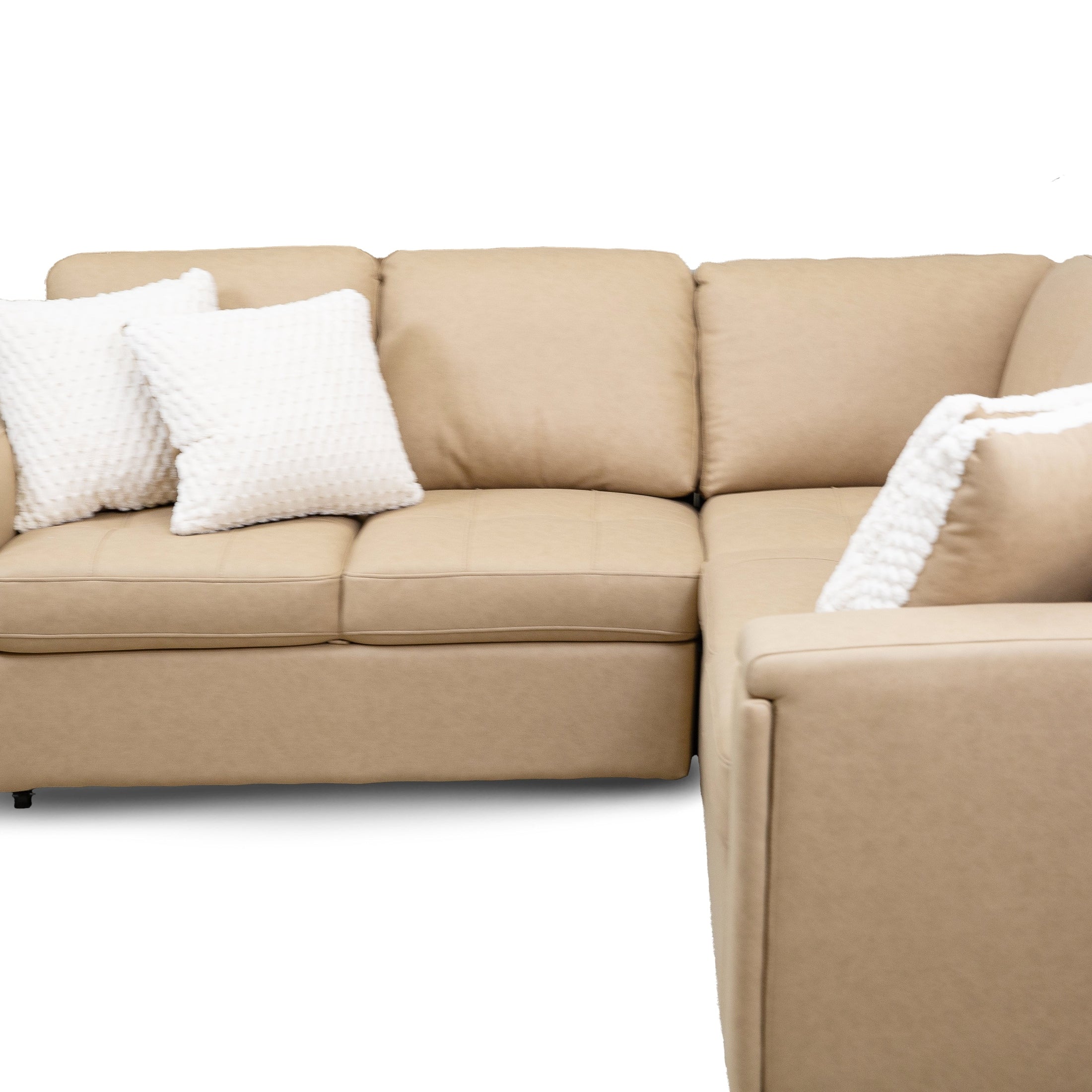 Bjorn Left Pull Out Sleeper Sectional - Soybean - Large