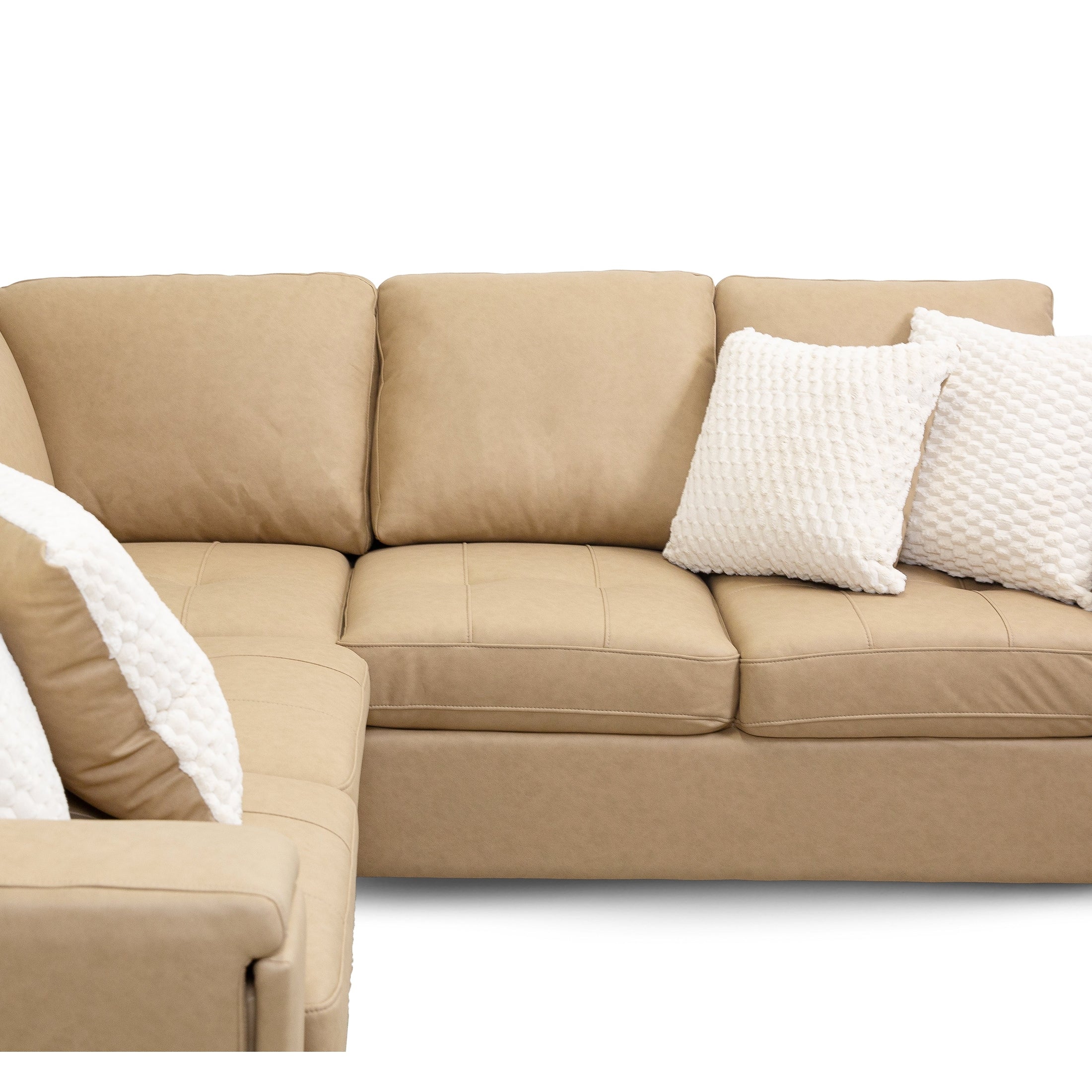 Bjorn Left Pull Out Sleeper Sectional - Soybean - Large