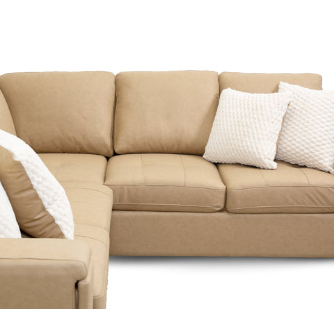 Bjorn Left Pull Out Sleeper Sectional - Soybean - Large