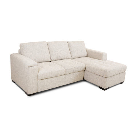 Bjorn Pull Out Sleeper Sectional - Quartz