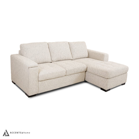 Bjorn Pull Out Sleeper Sectional - Quartz