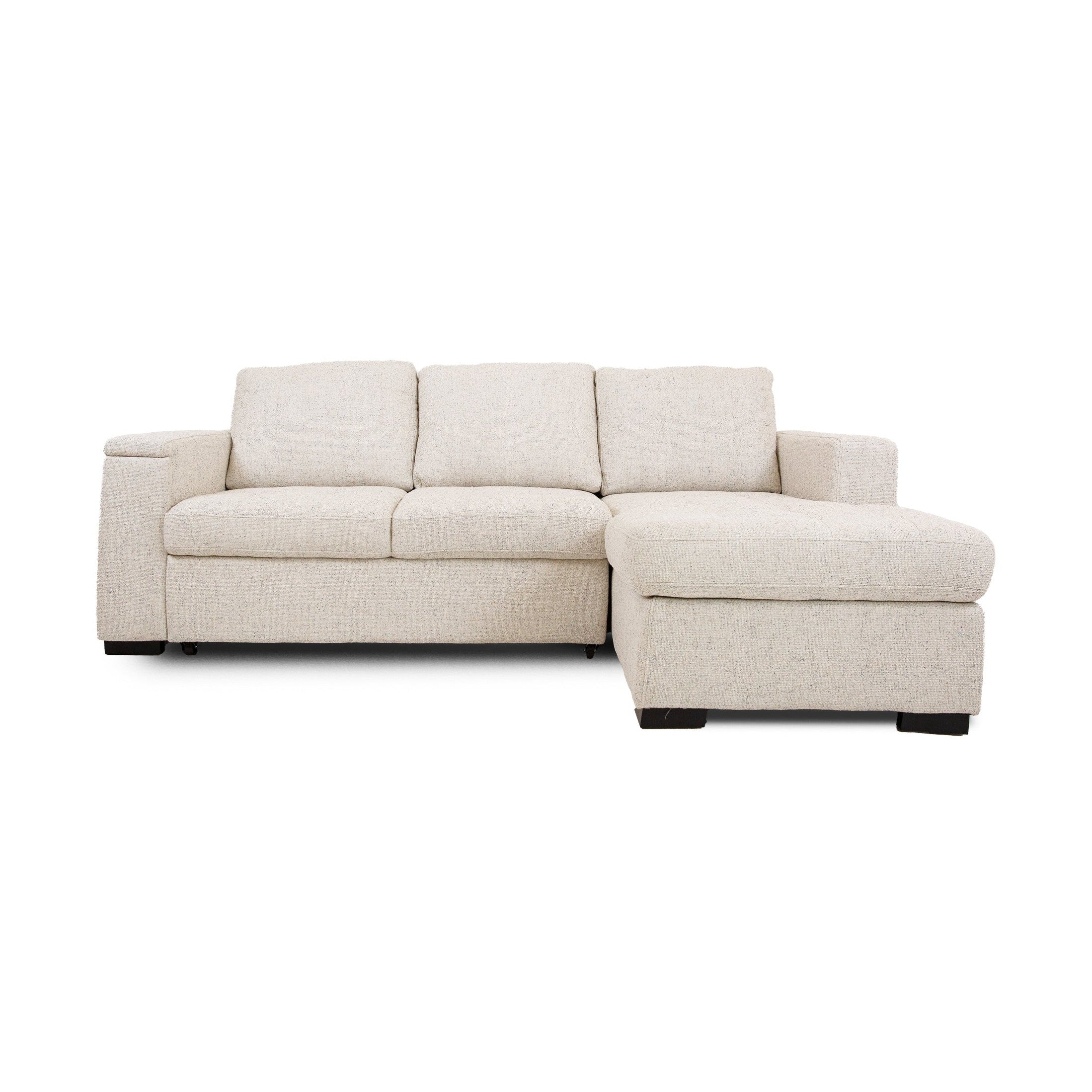 Bjorn Pull Out Sleeper Sectional - Quartz