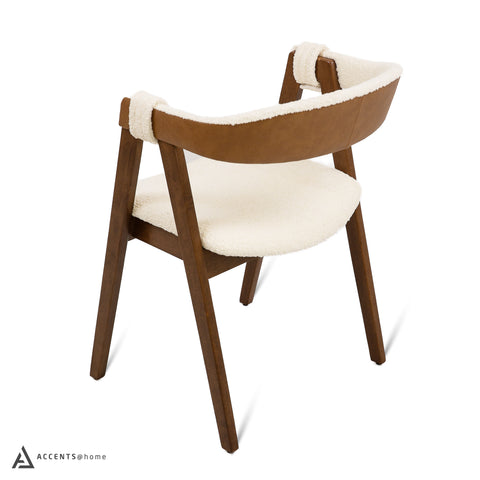 Bogota Contemporary Dining Chair - Camel Brown