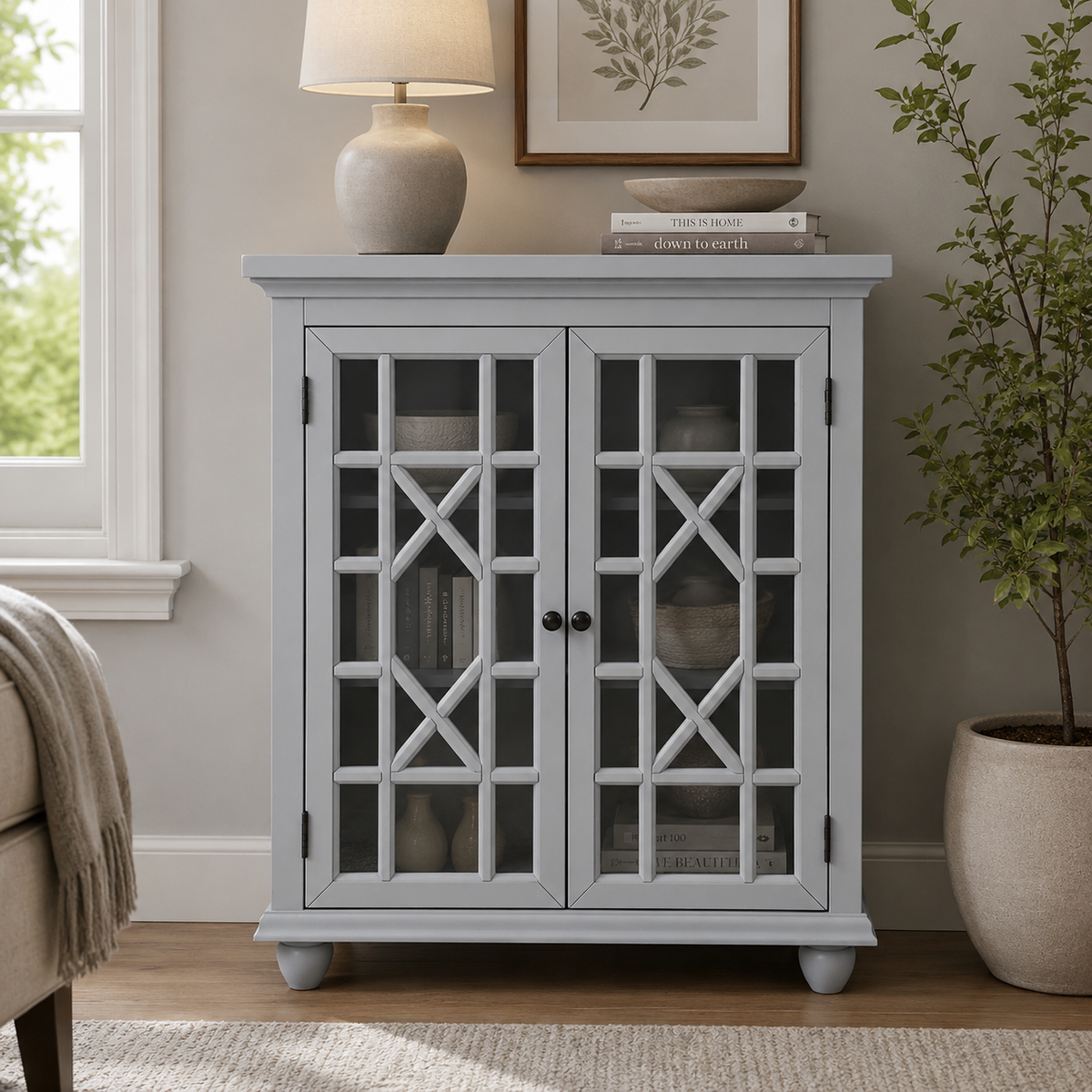 Brighton Park Accent Chest - grey