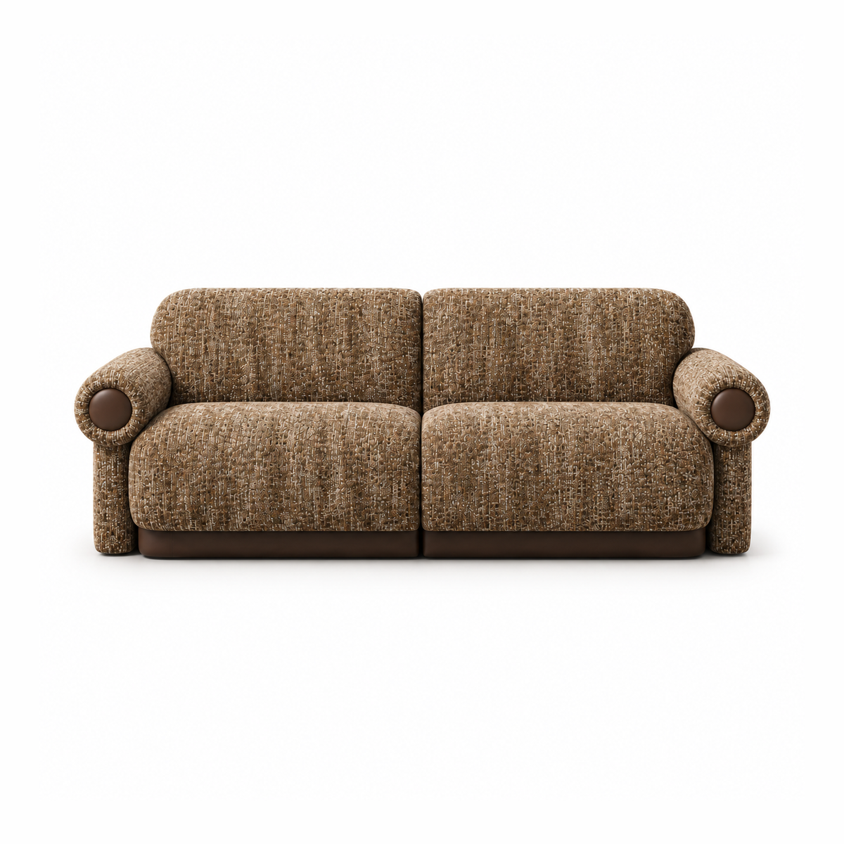 Bronn Sculptural Upholstered Sofa – Toasted Oat