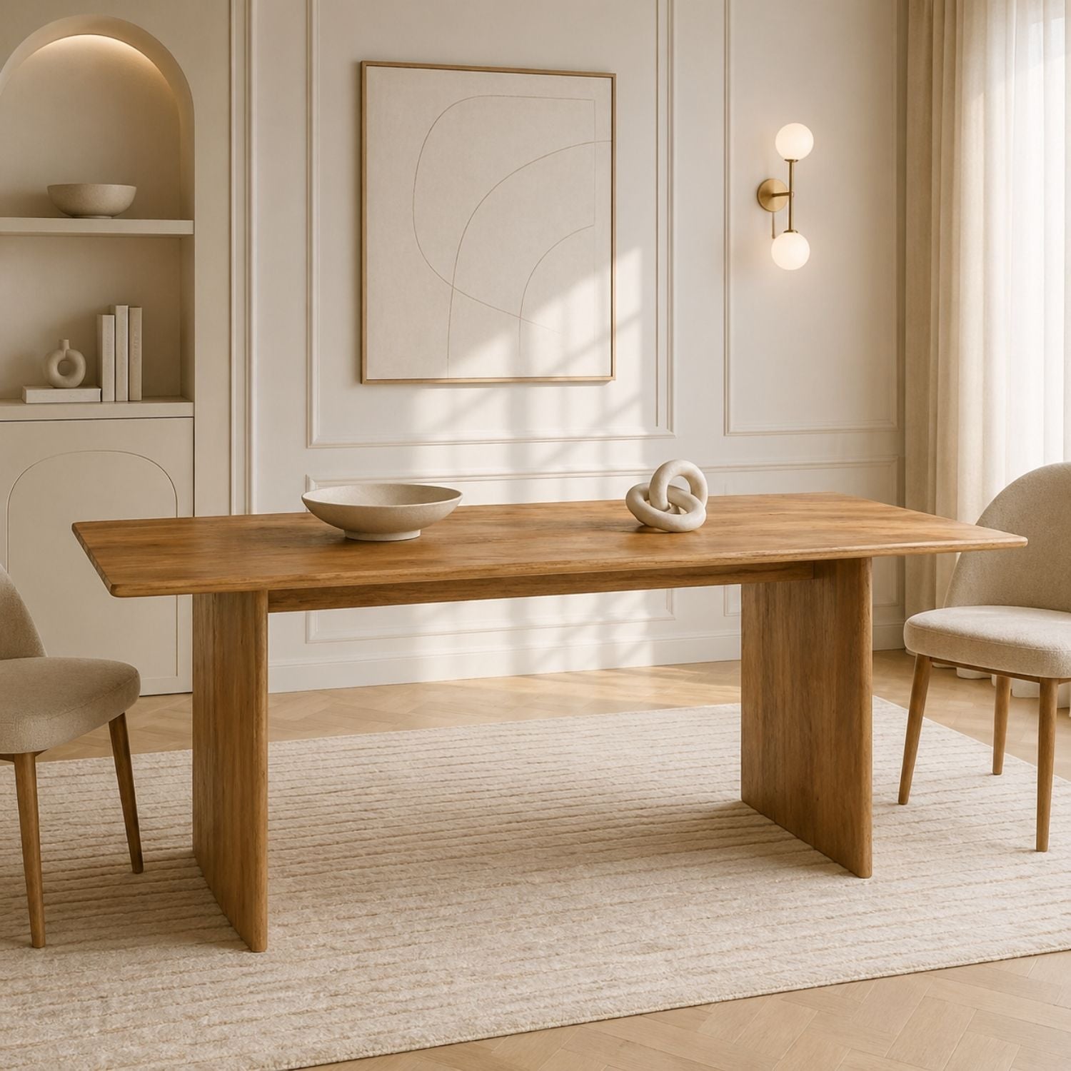 Bruton Mango Wood Dining Table