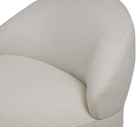 Bula Swivel Accent Chair - Mellow Ivory