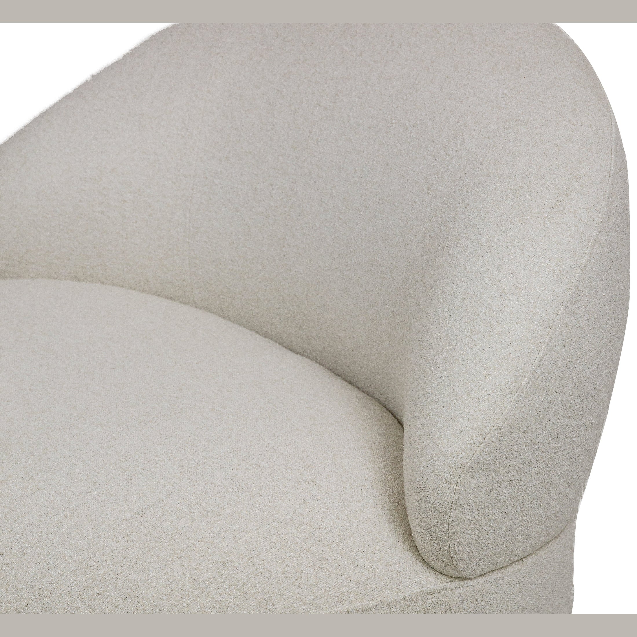 Bula Swivel Accent Chair - Mellow Ivory