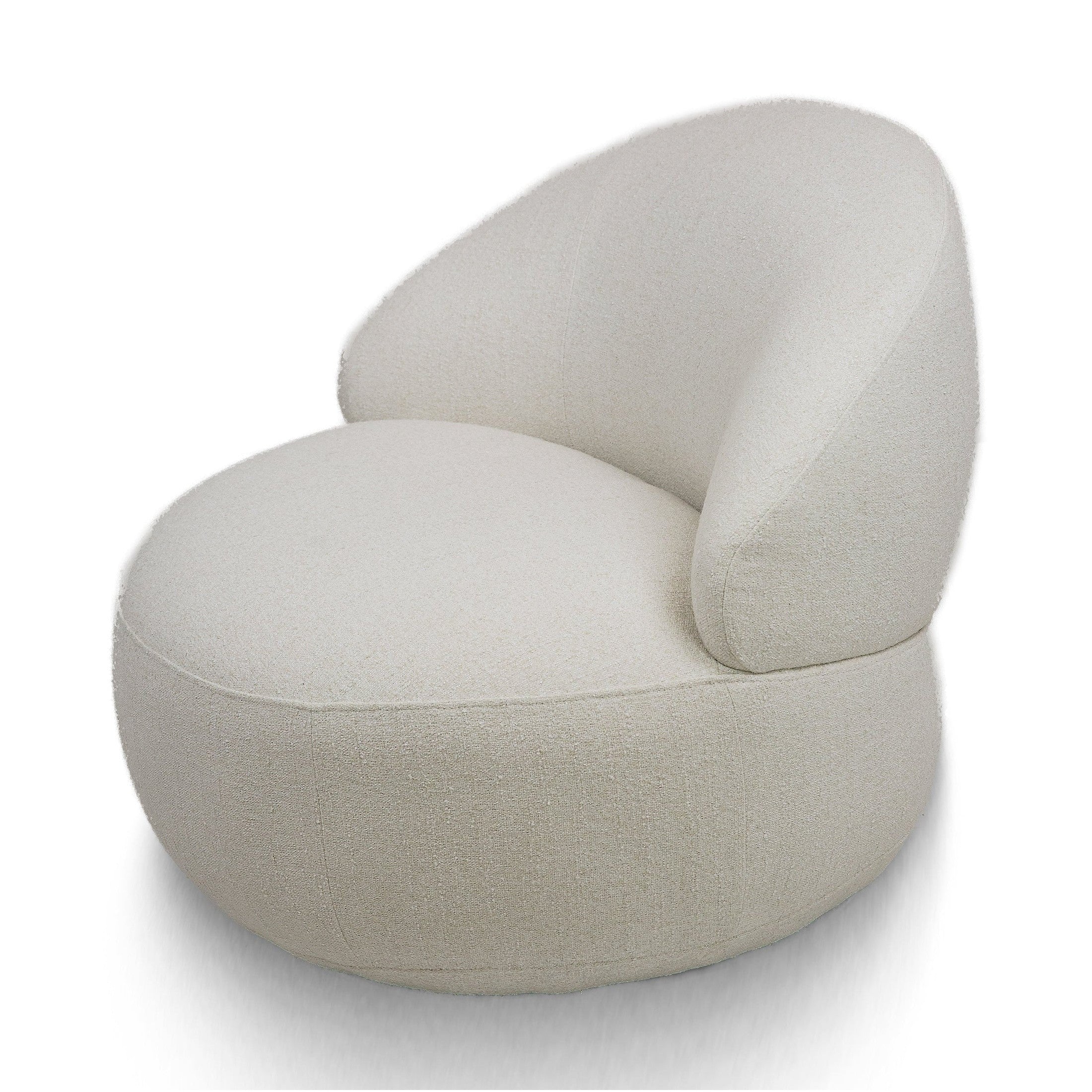Bula Swivel Accent Chair - Mellow Ivory