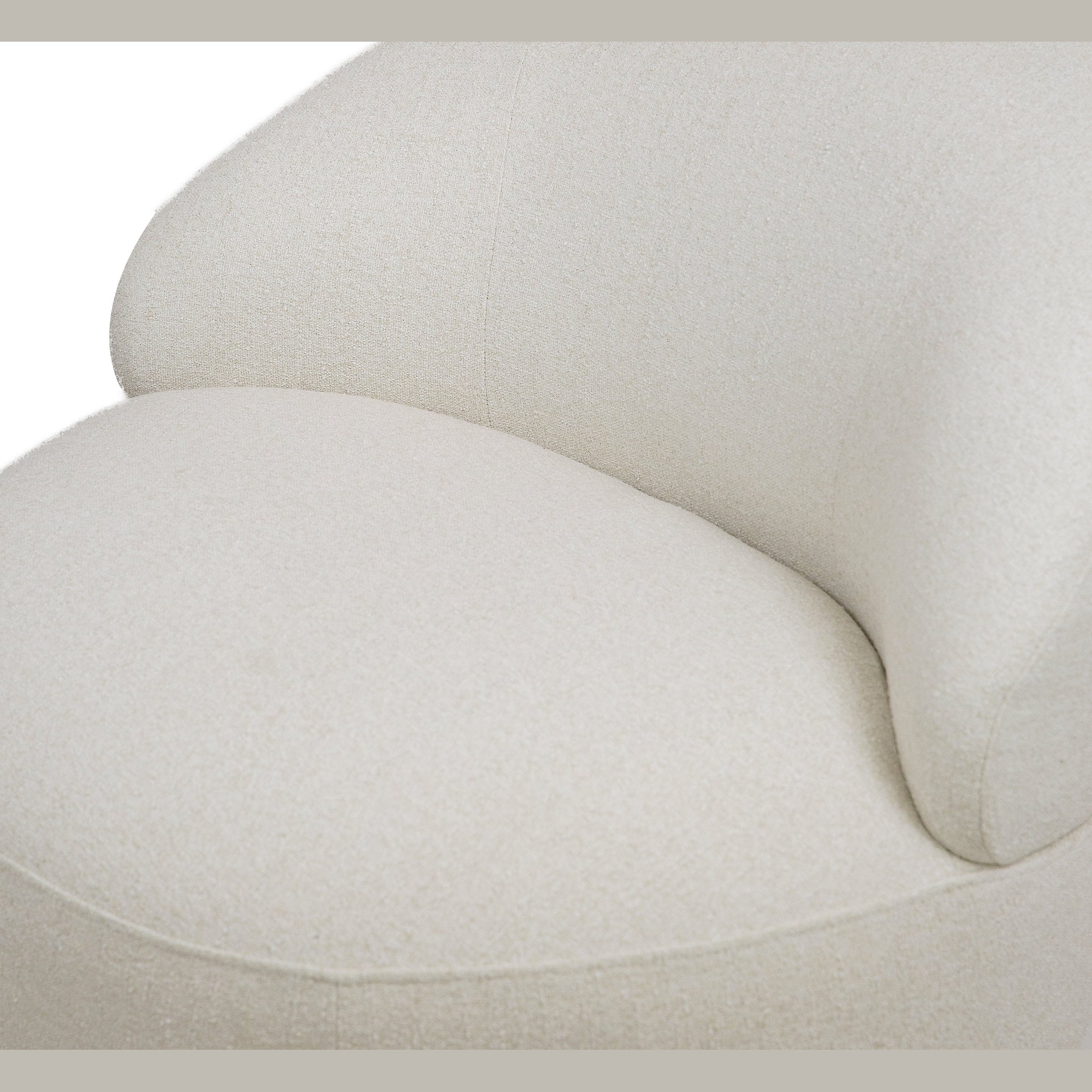 Bula Swivel Accent Chair - Mellow Ivory