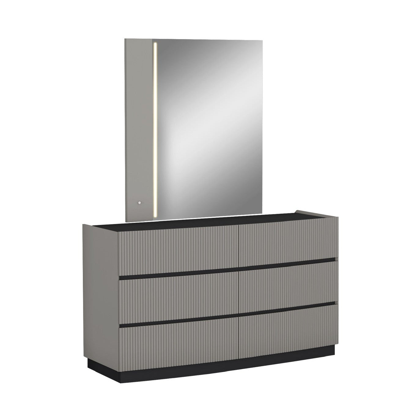 Nella Two Tone Dressing Mirror